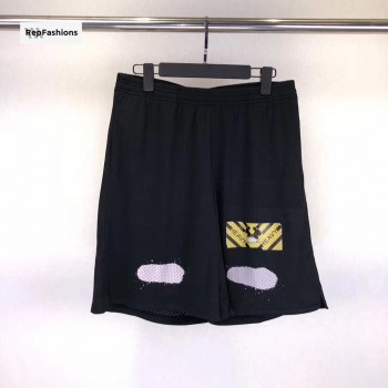 Off White Diag Spray Shorts Pants