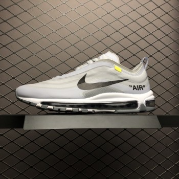 OFF WHITE NIKE SHOES NIKE AIR MAX 97 GREY AJ4585-002