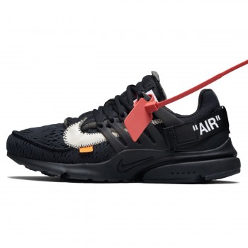 OFF-WHITE VIRGIL ABLOH X NIKE AIR PRESTO BLACK WHITE 2018 RELEASE AA3830-002