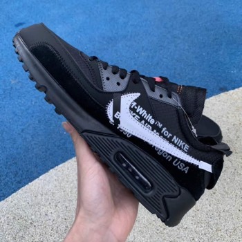 OFF-WHITE X NIKE AIR MAX 90 V2 OW BLACK AA7293-001