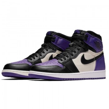 Air Jordan 1 Retro High OG "Court Purple Sail Black" For Sale Mens Wmns GS Size 555088-501