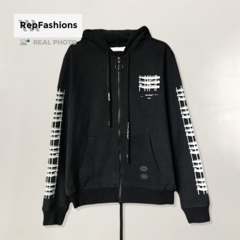 Off White Reflective Industrial Hoodie