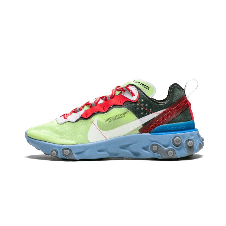 nike x undercover react element 87 lakeside & electric yellow