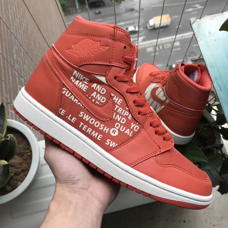 jordan 1 off white orange