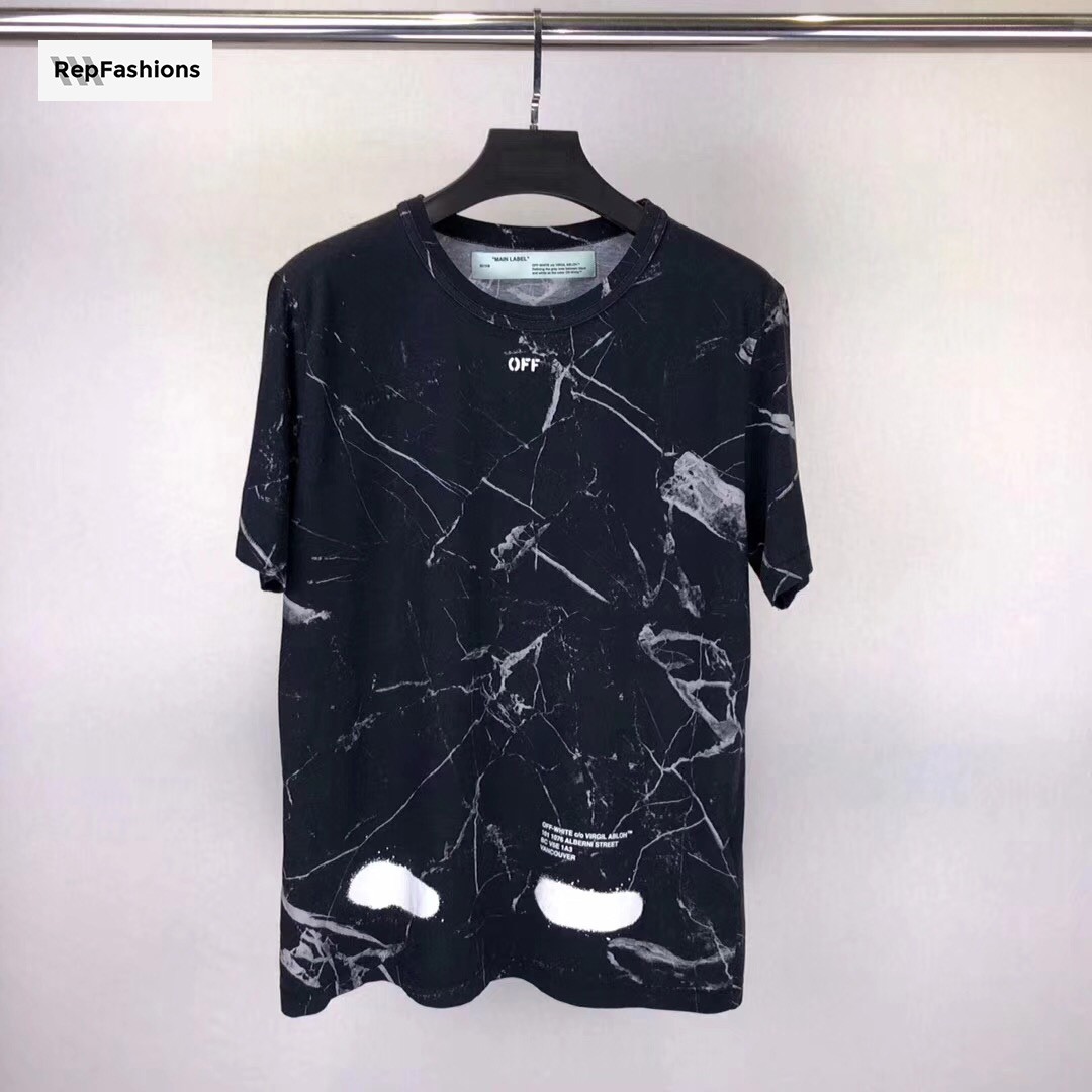 off white marble t shirt
