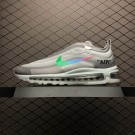 OFF-WHITE X NIKE AIR MAX 97 GREEN GREY MENS WOMENS SHOES AJ4585-012