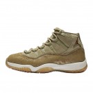 Air Jordan 11 Netural Olive Lux Green Womens GS AJ11 AR0715-200