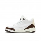 AIR JORDAN 3 "MOCHA" 2018 WHITE/CHROME/DARK/BROWN 136064-122