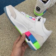 AIR JORDAN 3 "QUAI 54" WHITE Q54 FOR SALE ON FEET REVIEW RELEASE AT9195-111