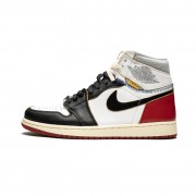 Union x Air Jordan 1 Retro Black Toe On Feet OG NRG BV1300-106