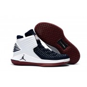 Air Jordan 32 XXXII White/Deep Blue/Red