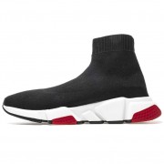 BALENCIAGA SHOES LIKE SOCKS OUTFIT HIGH TOP RUNNERS BLACK/RED 483397W05G0