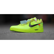OFF-WHITE X NIKE AIR FORCE 1 LOW "VOLT" GREEN RELEASE DATE AO4606-700