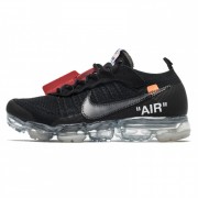 OFF-WHITE X NIKE AIR VAPORMAX /BLACK/ORANGE/CLEAR AA3831-002