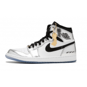 Kawhi Leonard's Air Jordan 1 Silver High Think 16 "Pass The Torch" AJ1 For Sale AQ7476-016