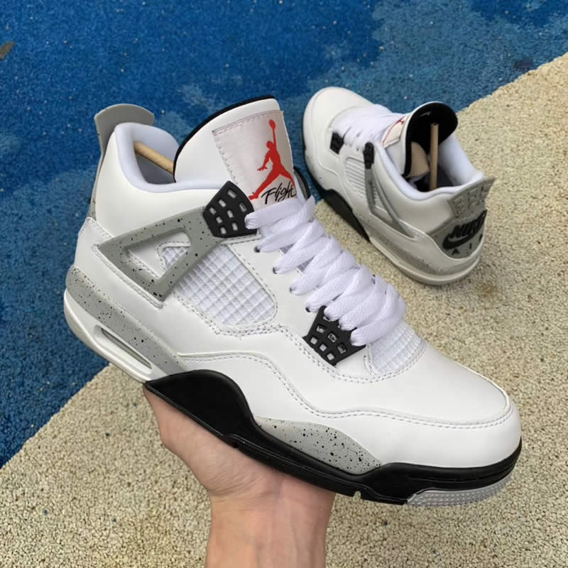 Air Jordan 4 IV Retro OG "White Cement" 840606-192 AJ4 For Sale