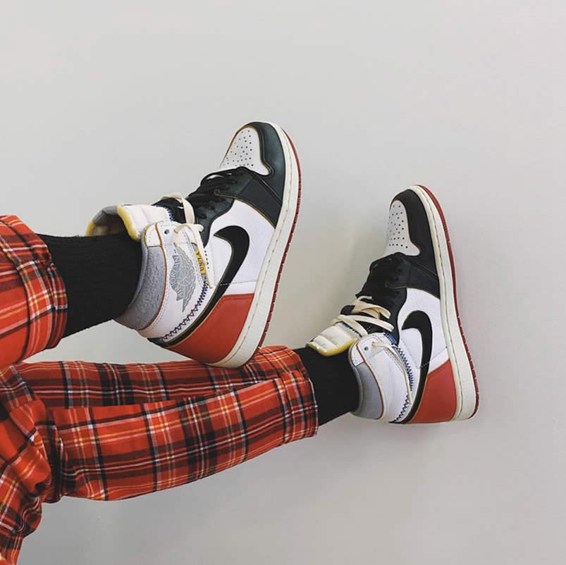 union jordan 1 on feet